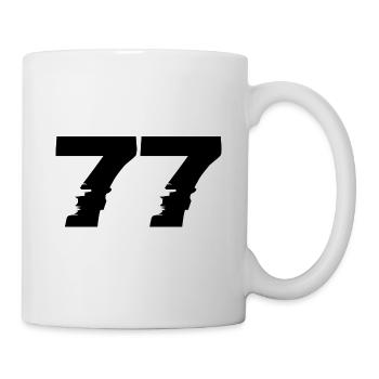 77 number - Mug - white - Right