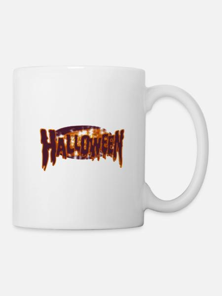 halloween - Tasse - Weiß