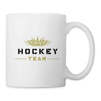 Équipe de hockey - Mug blanc - blanc - Droite