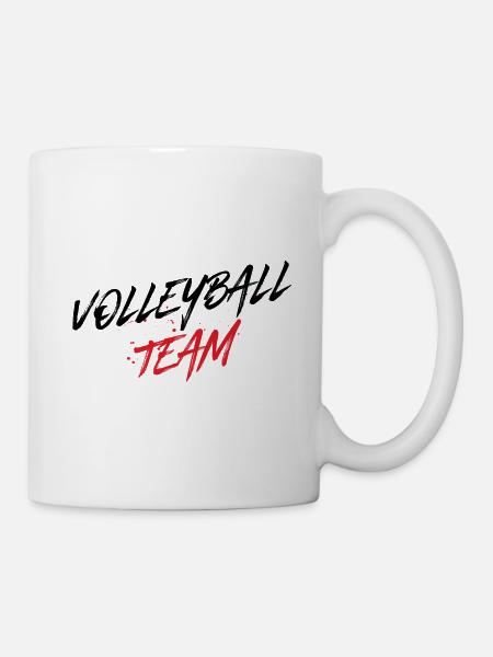 Volleyball Team - Tasse - Weiß