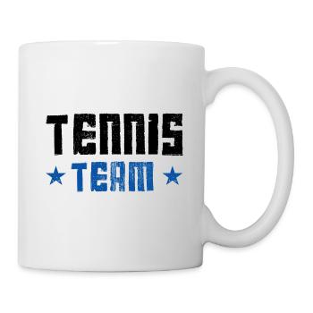 Équipe de tennis - Mug blanc - blanc - Droite