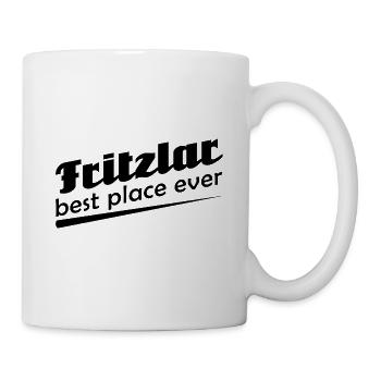 Fritzlar - Stadt best place ever - Tasse - Weiß - Rechts