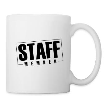 Membres du personnel - Mug blanc - blanc - Droite