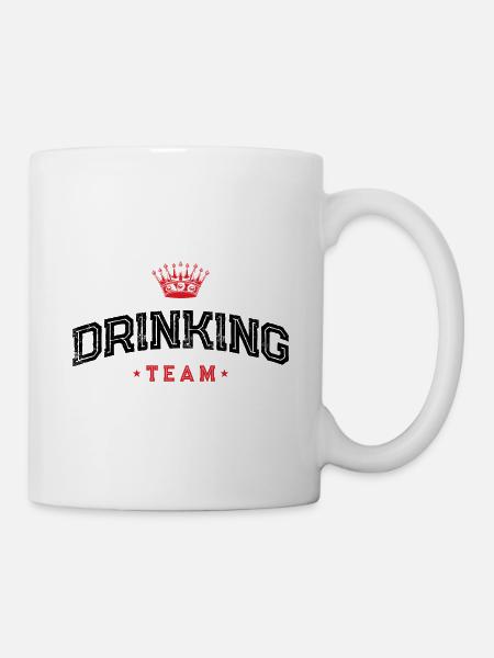 Drinking Team - Tasse - Weiß