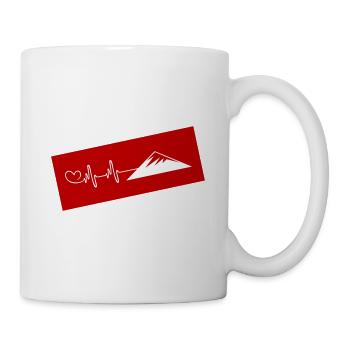 Mountains Heartbeat Mountains - Mug - white - Right