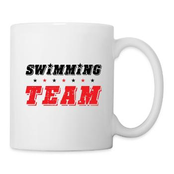 Swimming Team - Tasse - Weiß - Rechts