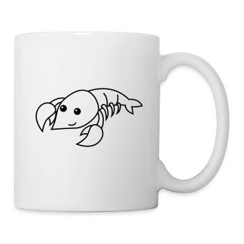 Homard Comic Animal - Mug blanc - blanc - Droite