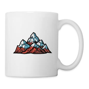 Mountains Alps Symbol - Mug - white - Right