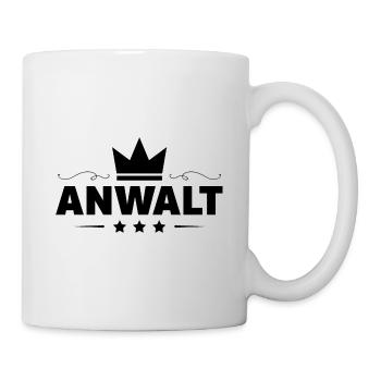 Anwalt Beruf - Tasse - Weiß - Rechts