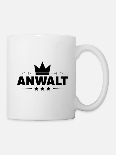 Anwalt Beruf - Tasse - Weiß