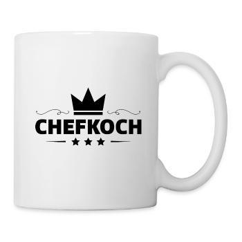 Chefkoch Kochen - Tasse - Weiß - Rechts