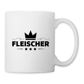 Fleischer Beruf - Tasse - Weiß - Rechts