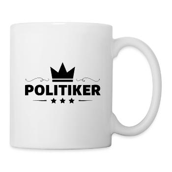 Politiker Beruf - Tasse - Weiß - Rechts