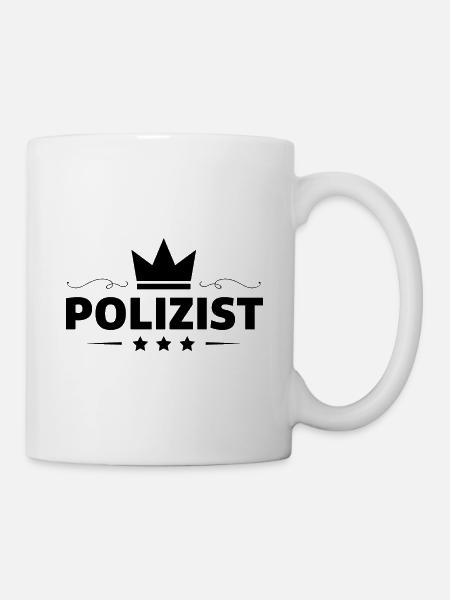 Polizist Beruf - Tasse - Weiß
