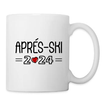 Après Ski 2024 Heart - Mug - white - Right