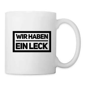 da ist wohl was kaputt - Tasse - Weiß - Rechts