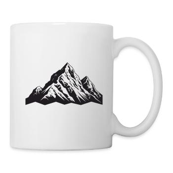 Alps Mountains Symbol - Mug - white - Right