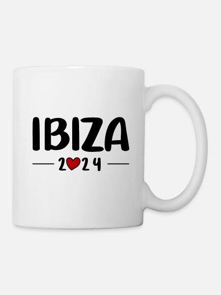 Voyage du cœur à Ibiza 2024 - Mug blanc - blanc