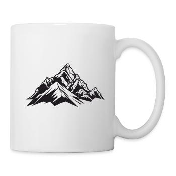 Alps Mountains Symbol - Mug - white - Right