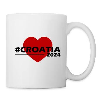 Croatia 2024 Heart Love - Mug - white - Right
