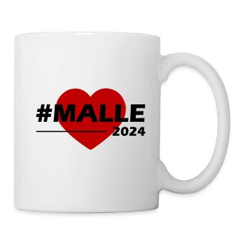 Malle 2024 Coeur Amour - Mug blanc - blanc - Droite