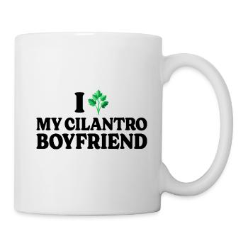 Humour Adore La Coriandre J'aime La Coriandre - Mug blanc - blanc - Droite