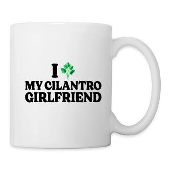 Humour Adore La Coriandre J'aime La Coriandre - Mug blanc - blanc - Droite