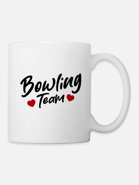 Bowling Team - Tasse - Weiß