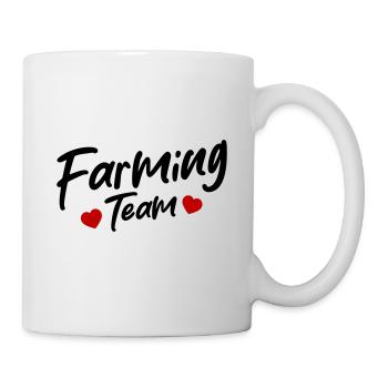 Farming Team - Tasse - Weiß - Rechts