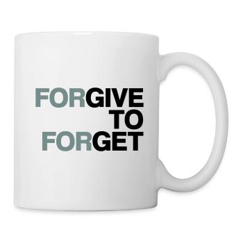 Pardonner d’oublier - Mug blanc - blanc - Droite
