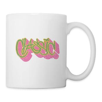 Graffiti Classic T-Shirt - Tasse - Weiß - Rechts