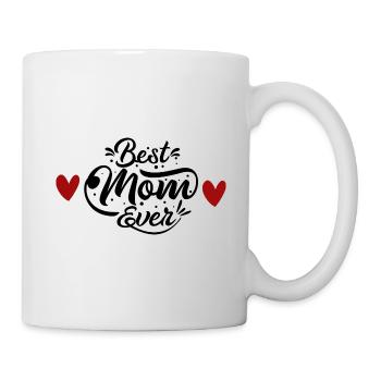 Meilleure maman de tous les temps - Coeur Coeur Cadeau de fête des mères - Mug blanc - blanc - Droite