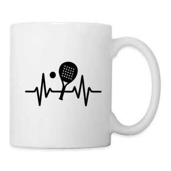 Padel Heart Beat - Mug - white - Right