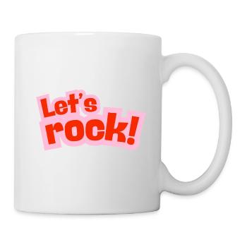 Los geht's! - Tasse - Weiß - Rechts