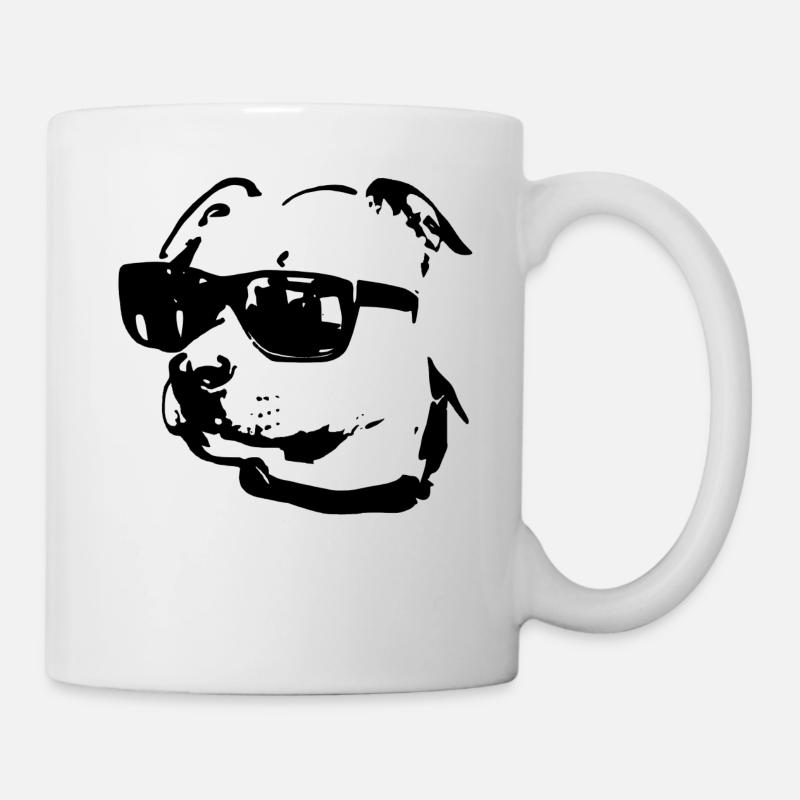 Amstaff - Tasse - Weiß