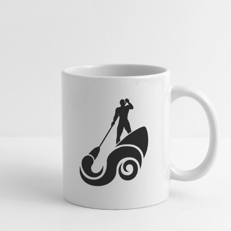SUP & Wave Mug blanc