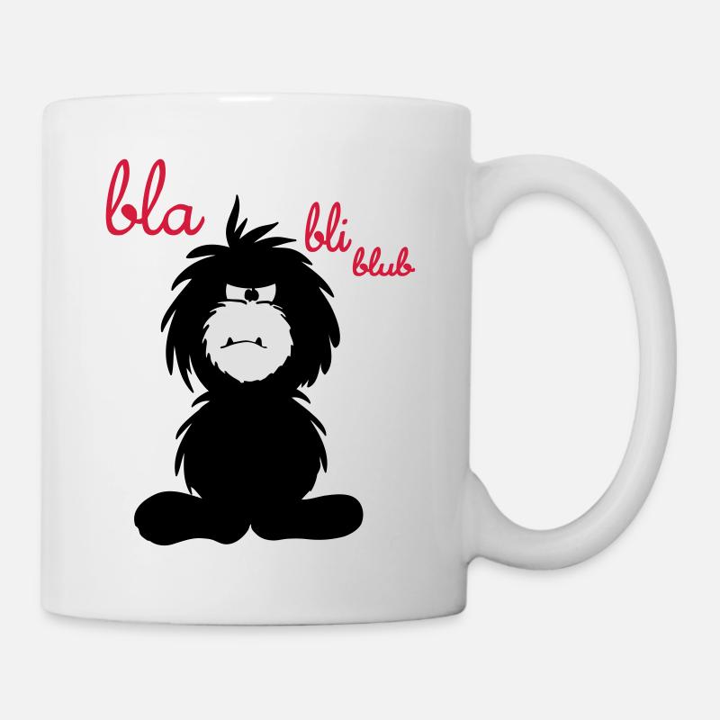 Monster Smuffel bla bli blub - Tasse - Weiß