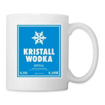 Kristall Wodka - Der blaue Würger - Tasse - Weiß - Rechts