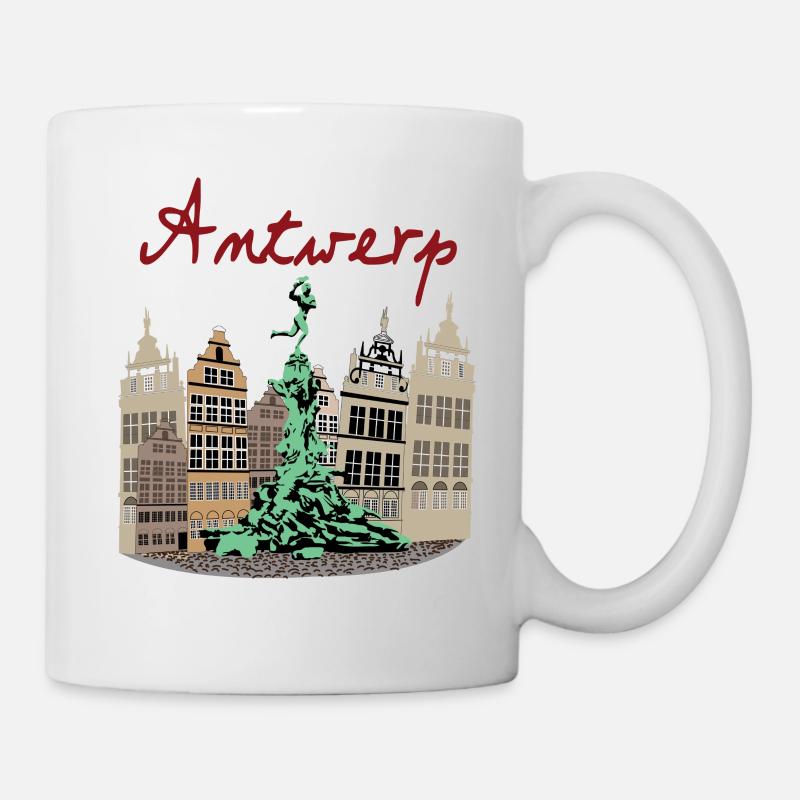 Brabo Anvers - Mug blanc - blanc