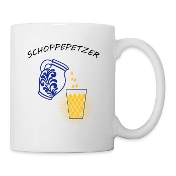 SCHOPPEPETZER - 100% Apfelwein - Tasse - Weiß - Rechts