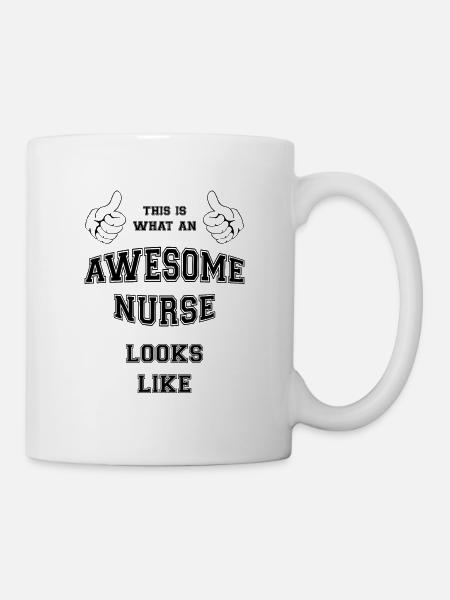 AWESOME NURSE. BEST SELLER - Mug - white