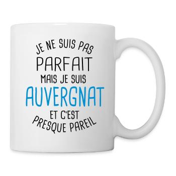 Pas parfait mais auvergnat - Mug blanc - blanc - Droite