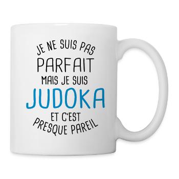 Pas parfait mais judoka - Mug blanc - blanc - Droite