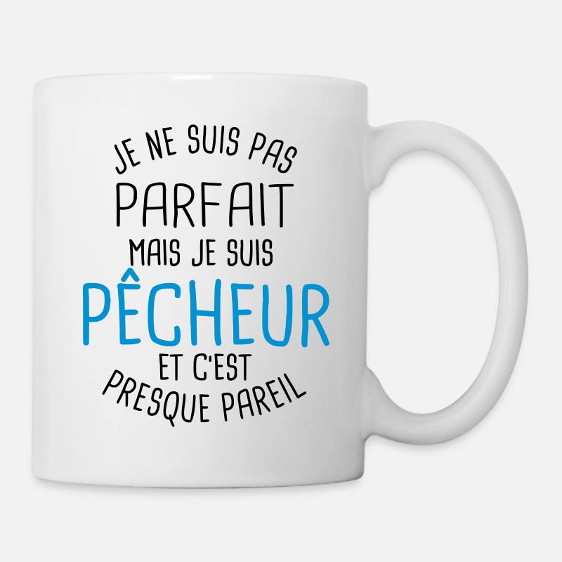 Pas parfait mais pêcheur - Mug blanc - blanc