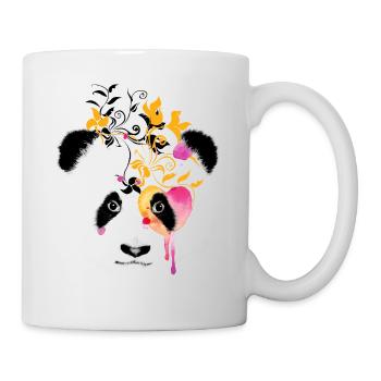 Panda colorful abstract color nature art art - Mug - white - Right