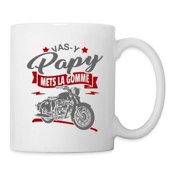go there papy put the eraser - Mug - white - Right