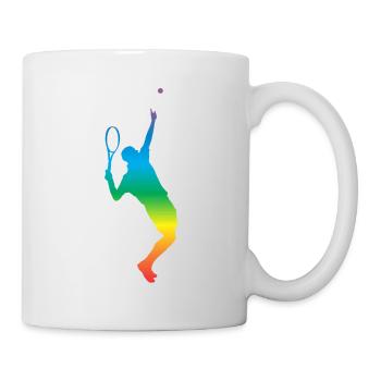 Tennis - Tasse - Weiß - Rechts