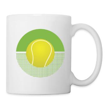 Tennis - Tasse - Weiß - Rechts