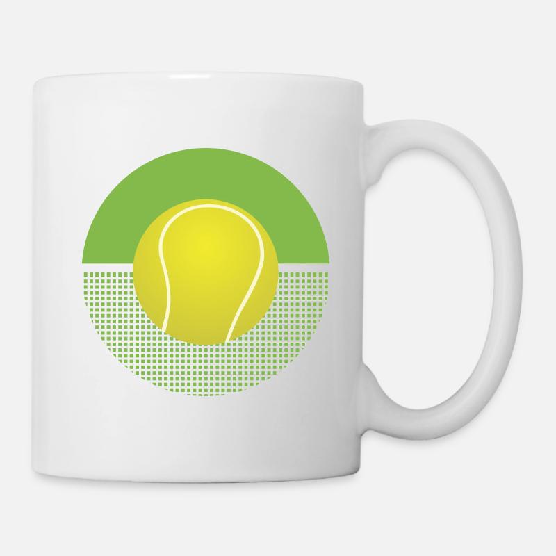 Tennis - Tasse - Weiß