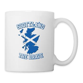 Die Mutigen Schotten aus Schottland - Tasse - Weiß - Rechts